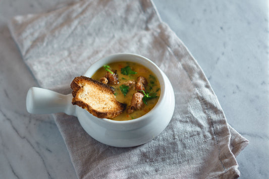 Bratwurst + Sauerkraut Soup