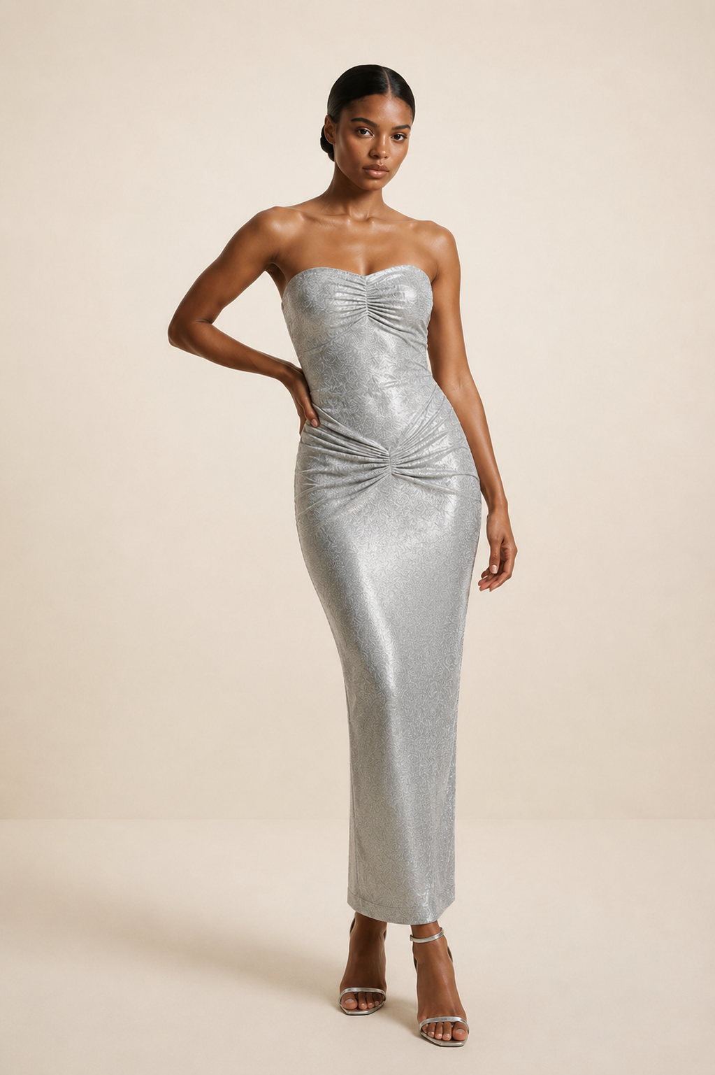 Alessia Silver Sequin Gown | Evening & Formal Dress