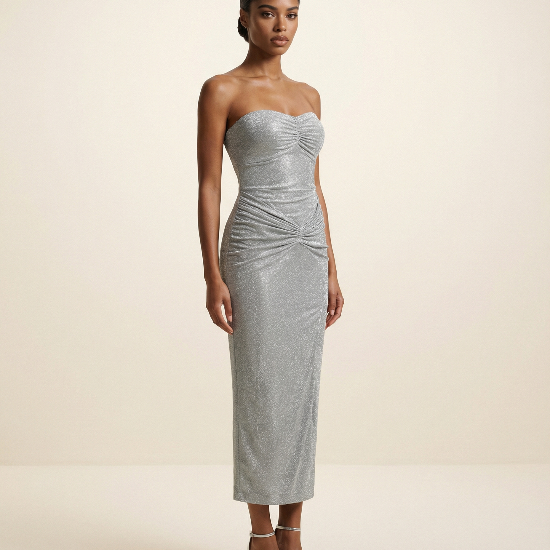 Alessia Silver Sequin Gown | Evening & Formal Dress