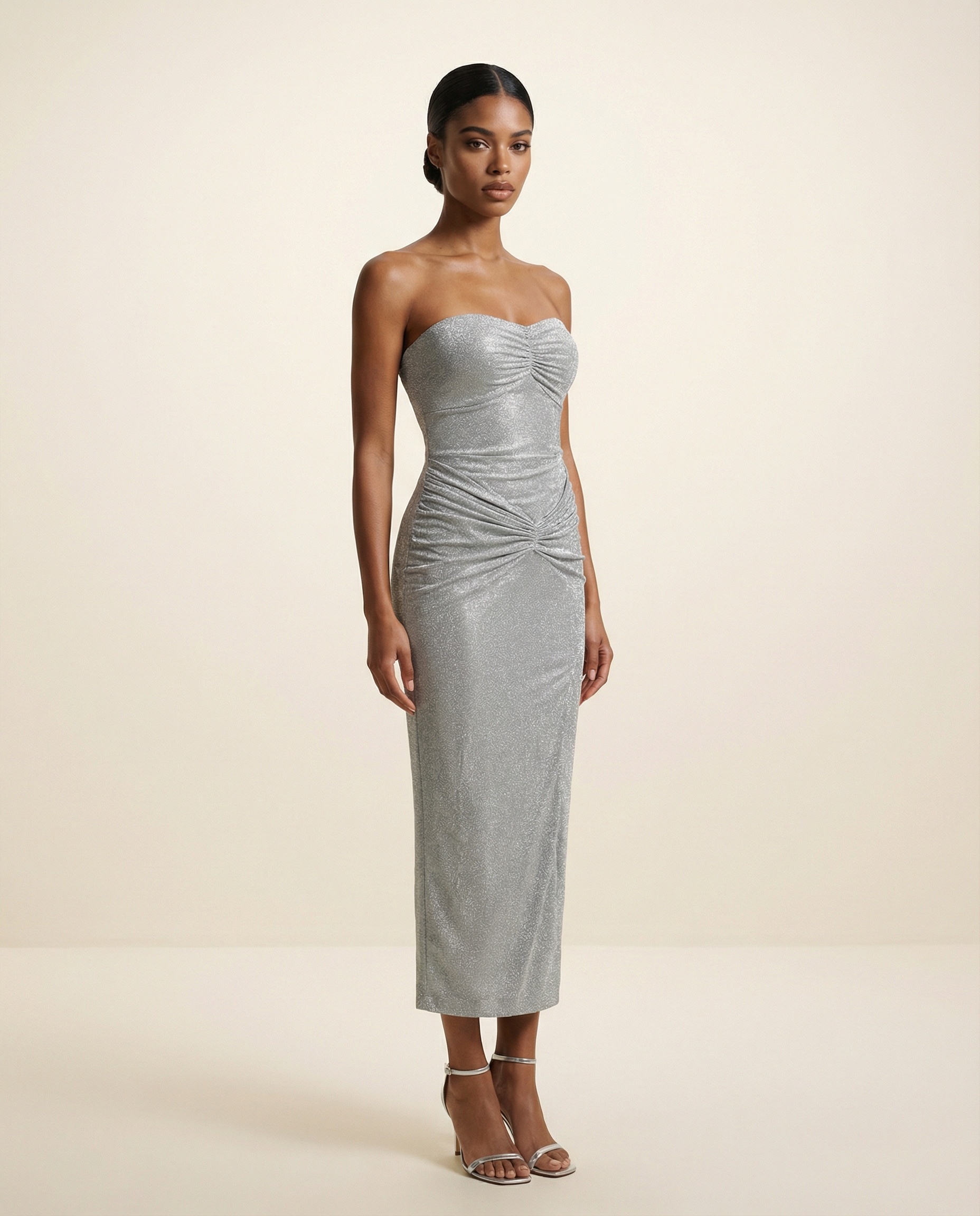 Alessia Silver Sequin Gown | Evening & Formal Dress – OBSO