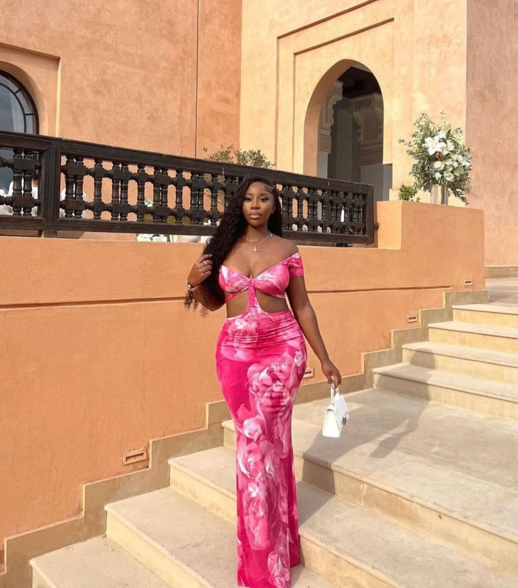 Amaya Floral Maxi Dress | Vacation & Occasionwear – OBSO