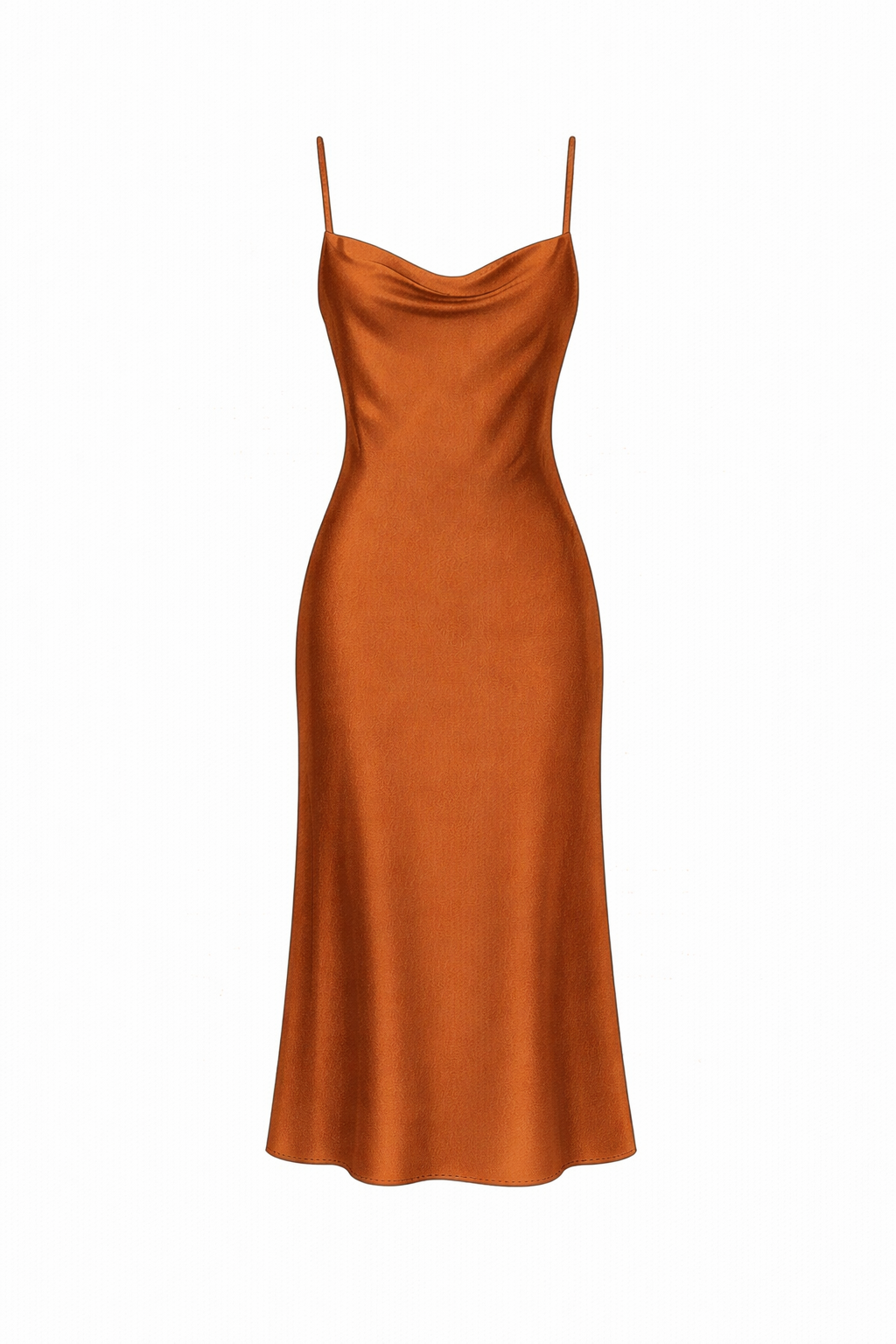 Elle Satin Midi Dress | Wedding Guest & Cocktailwear