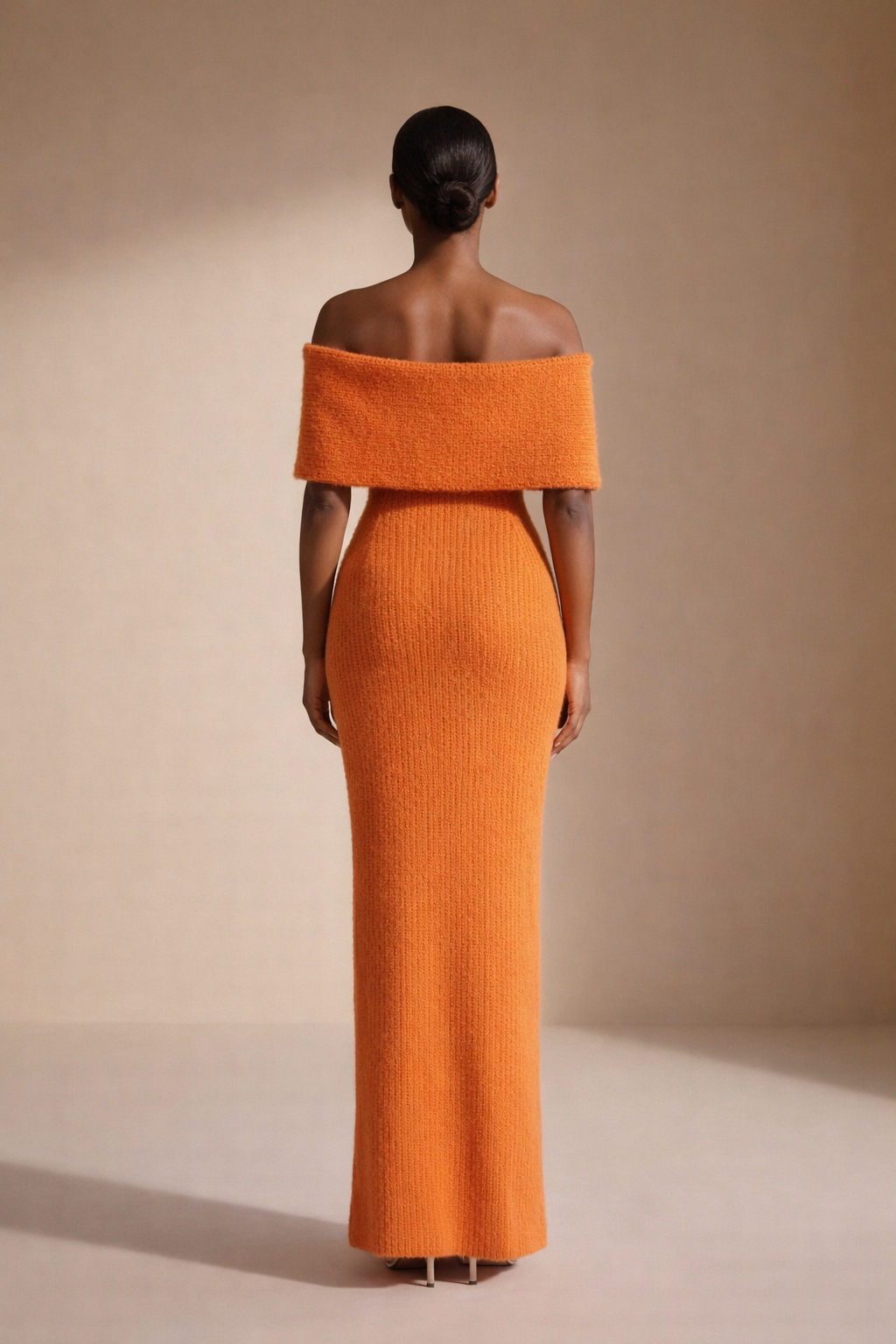 Robe longue orange Make You Mine