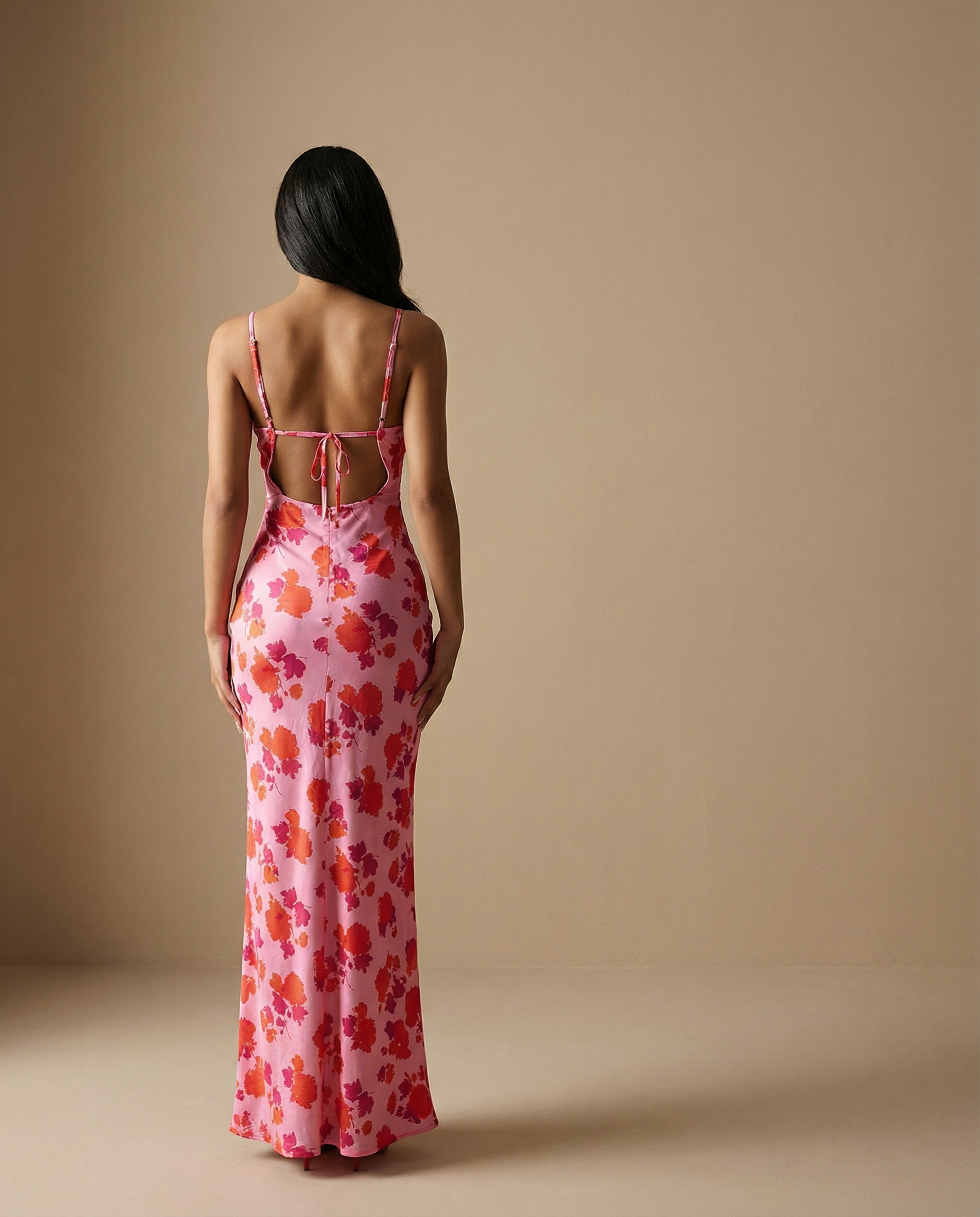 Floral Silk Slip Dress | Wedding Guest & Occasionwear – OBSO