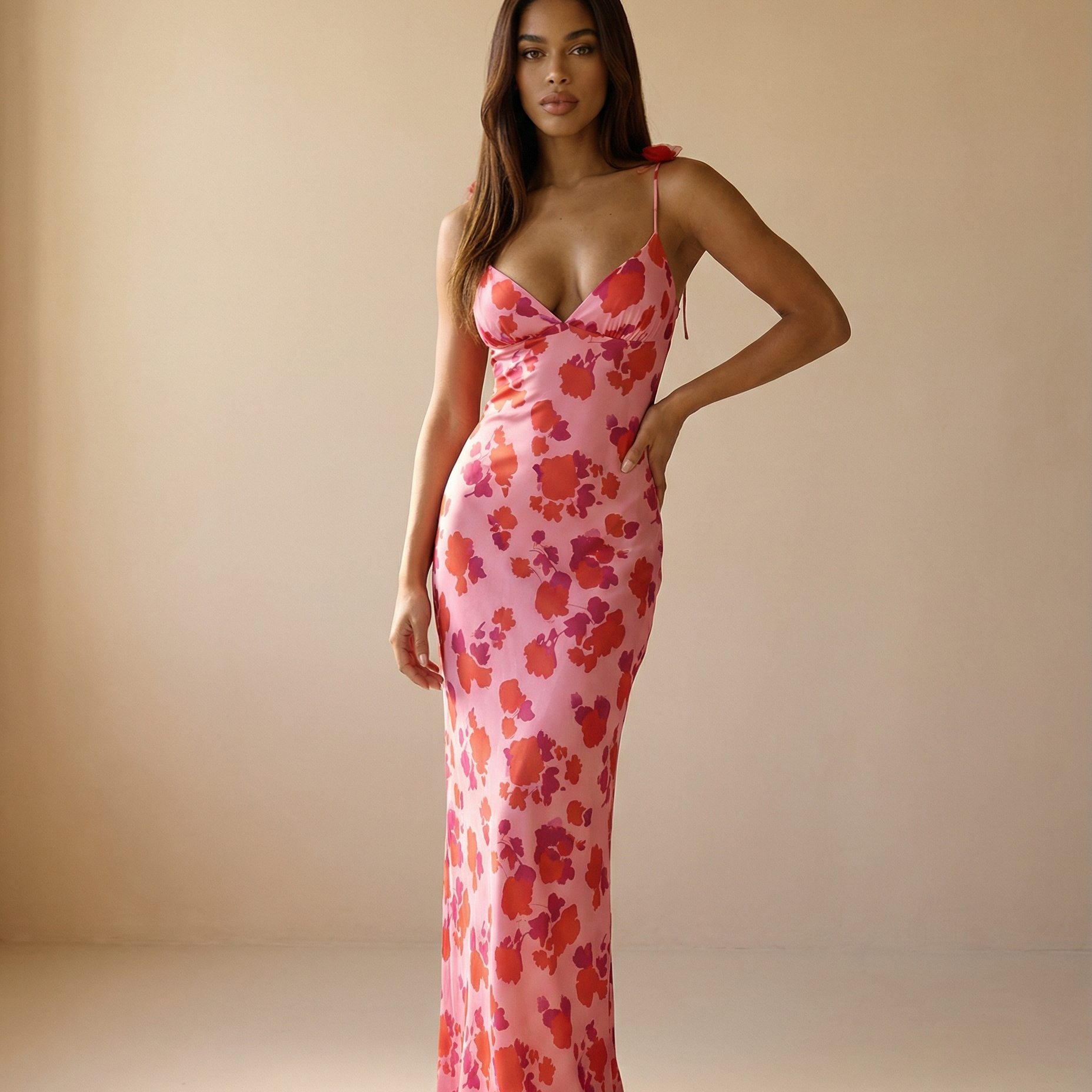 Rose Slip Dress | Day to Evening