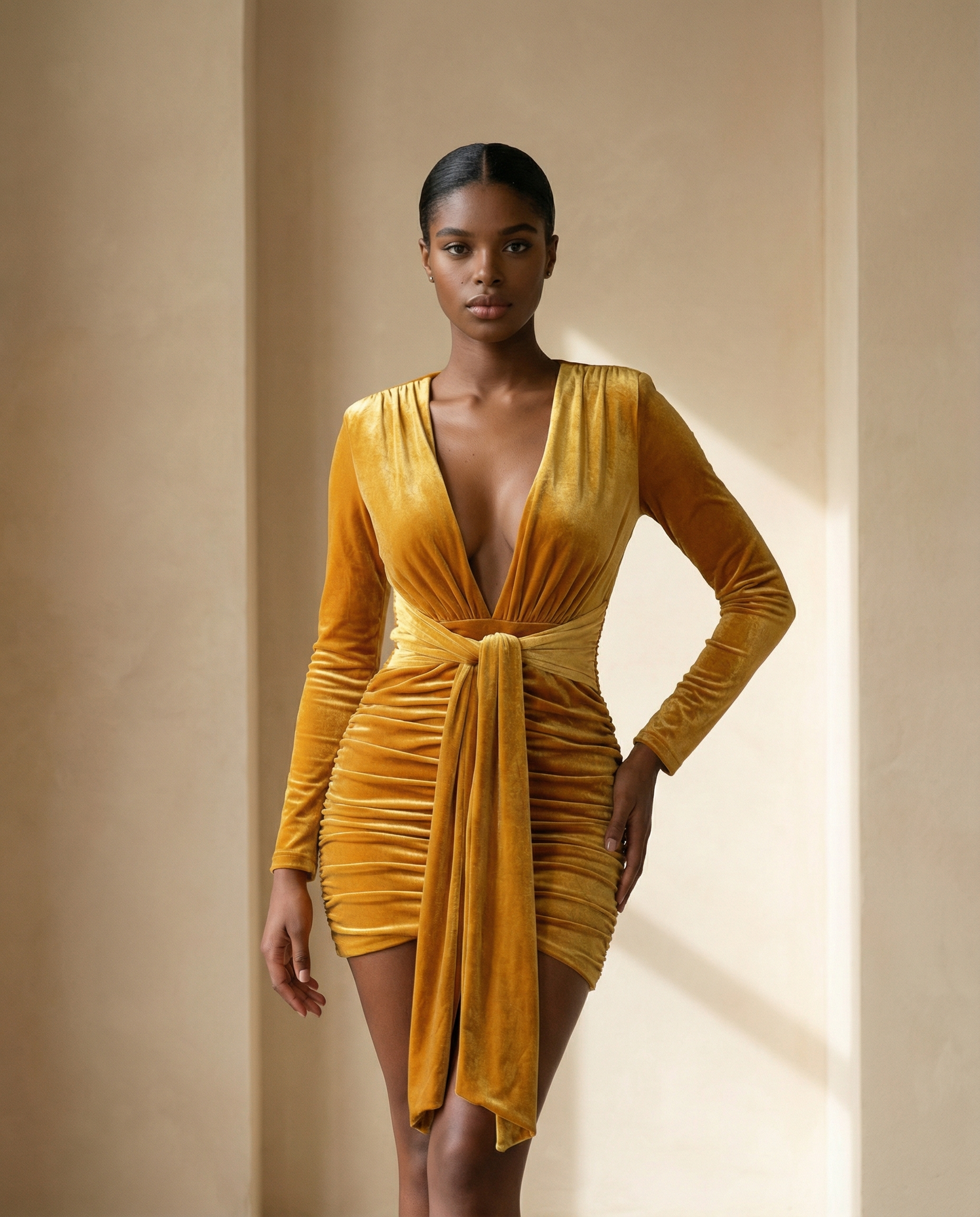 Selina Velvet Mini Dress | Partywear & Occasionwear – OBSO